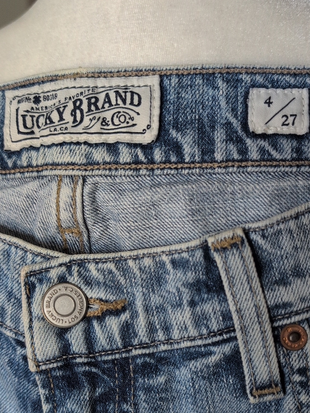 Vintage Y2K Lucky Brand Distressed Sienna Slim Boyfriend Jeans - Picture 3 of 14